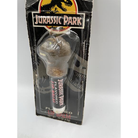 Vintage 1992 'Amblin' Jurassic Park Flavored Lip Balm Sealed Original Package - Picture 4 of 6